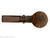 Mark Balkovec Estate Pipe Carved Poker w/ Acrylic Rings UNSMOKED