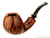 LAN Pipe 3/4 Bent Smooth Crowned Brandy w/ Military Mount