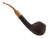 Scott's Pipes Pipe Handcrafted Brown Blast Long Shank Bent Brandy