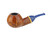 Matt Roussell Pipe Bent Apple Smooth w/ Boxwood Ring And Blue Bakelite Stem