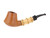 Michail Kyriazanos Pipe Bent Bamboo Natural Volcano Smooth