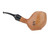 Buckeye Pipe Natural Smooth w/ Spot Carving West
