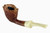 Nate King Pipe Natural Ring Blast Plateaux Dublin w/ Bakelite 949-24