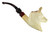 Turkish Estate Pipe Meerschaum by Gulel Sheep Figural E14253