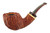 Asian Estate Pipe Li Zhesong Blast Bent Apple w/ Boxwood Ring Unsmoked E14828
