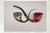C-Pipe Pipe Bamboo Carved Fleur 3 N14856
