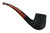 Chris Herriot Pipe Hand Made Carved Bent Billiard N14881