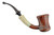 American Estate Pipe Nate King Smooth Bo Pot w/ Horn Unsmoked E14923