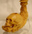 S. Yanik Meerschaum Pipe XL Bone Hand Holding Skull SOLD