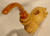 S. Yanik Meerschaum Pipe XL Bone Hand Holding Skull SOLD