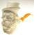 S. Yanik Meerschaum Pipe Gentleman Smoking Pipe