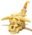 S. Yanik Meerschaum Pipe Giant Demon Skull