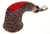 Rinaldo Pipe Lithos YY Black Calabask Sitter w/ Silver Band