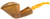 R.C. Sands Pipe Smooth Bent Dublin Freehand w/ Orange Lucite Stem