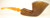 R.C. Sands Pipe Smooth Bent Dublin Freehand w/ Orange Lucite Stem