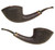 Former Estate Pipe Blasted Bent Dublin w/ Boxwood
