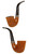Radice Estate Pipe Clear Bent Dublin UNSMOKED!