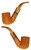 Tinderbox Estate Pipe Verona Bent Billiard UNSMOKED!