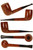 Will Purdy Estate Pipe Turtle Grade XL Billiard UNSMOKED!