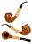 Tsuge Estate Pipe Ikebana F Bent Billiard w/ Bamboo