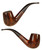 Parker Estate Pipe Tangle Wood Bent Billiard UNSMOKED!
