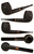Thomas James Pipe Carved Apple
