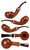 Doctor's Pipe Bent Tomato w/ Sperm Whale Tooth