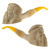 CAO Meerschaum Estate Pipe Chinese Man UNSMOKED!