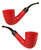 Paranelli Estate Pipe Red Bent Dublin UNSMOKED!
