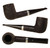 Dunhill Estate Pipe 9mm Filter Ring Grain Billiard w/ Silver