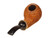 Chheda Estate Pipe Bent Stout Apple w/ Buckeye Burl 158 Signature Grade