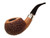 Luigi Viprati Pipe Extra Bent Carved Tomato w/ Silver