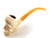 No Name Meerschaum Estate Pipe Yellow Stem Sultan w/ Original Packaging