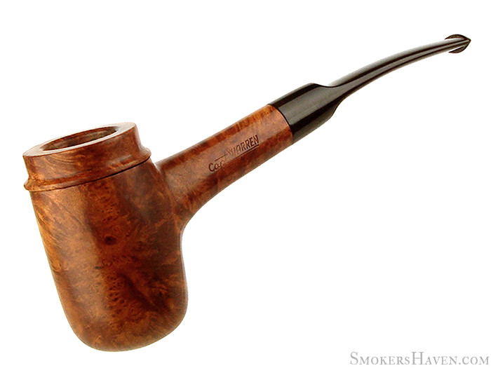 Savinelli Estate Pipe Capt. Warren Smooth Calabash w/ Saddle I