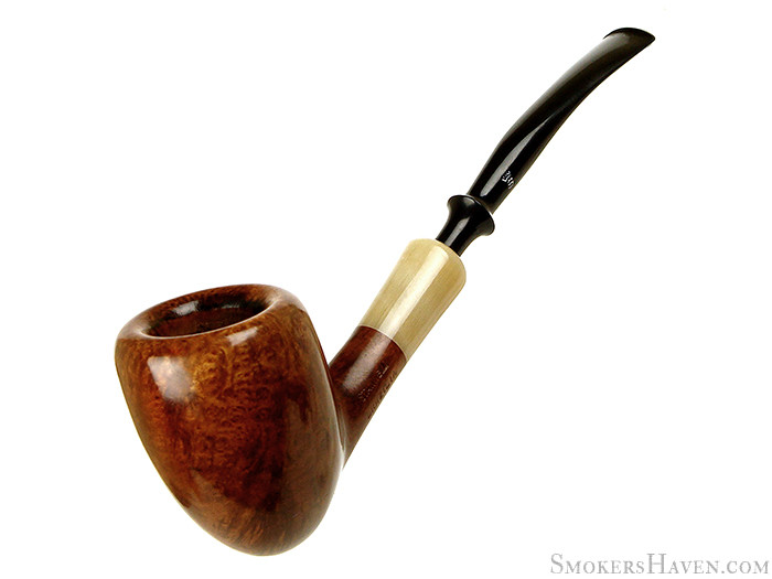 Stanwell Estate Pipe Brazilia 30 Smooth Acorn w/ Horn Ferrule & Military Mount