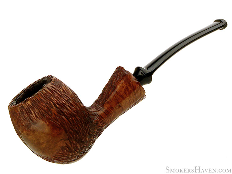 Anderson Estate Pipe Partially Carved Acorn