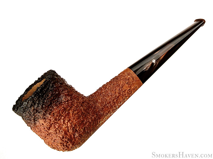 Castello Estate Pipe Old Antiquari KK 67 Carved Billiard Sitter w/ Acrylic Stem UNSMOKED