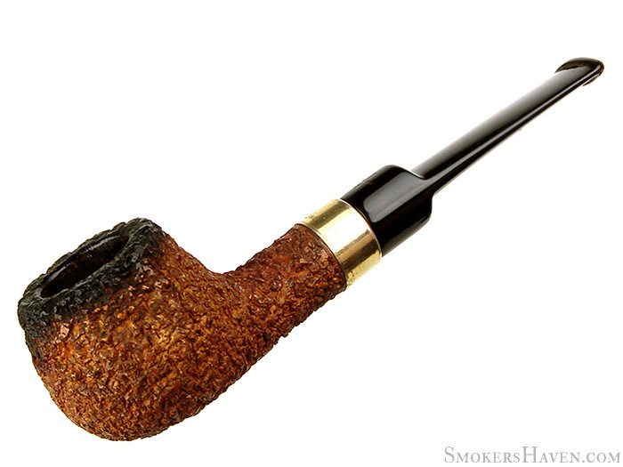 Barling Estate Pipe Block Meerschaum Carved Prince w/ Brass Band