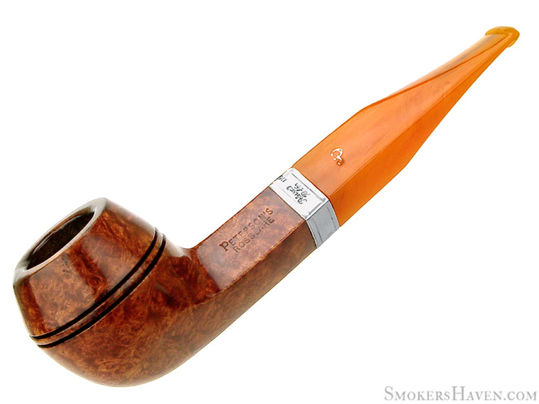 Peterson Estate Pipe Rosslare 150 Smooth Bulldog w/ Silver Band & Fishtail