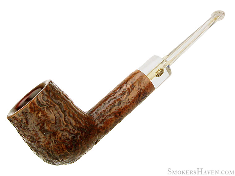 GBD Estate Pipe Prehistoric 9447 Sandblast Billiard w/ Perspex (1960's to 1970's)