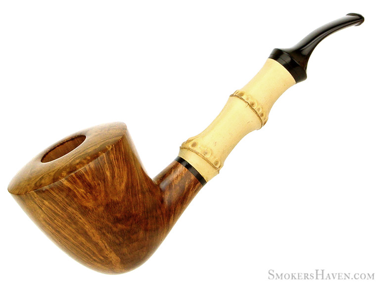 Todd Harris Estate Pipe 1/4 Bent Dublin w/ Bamboo