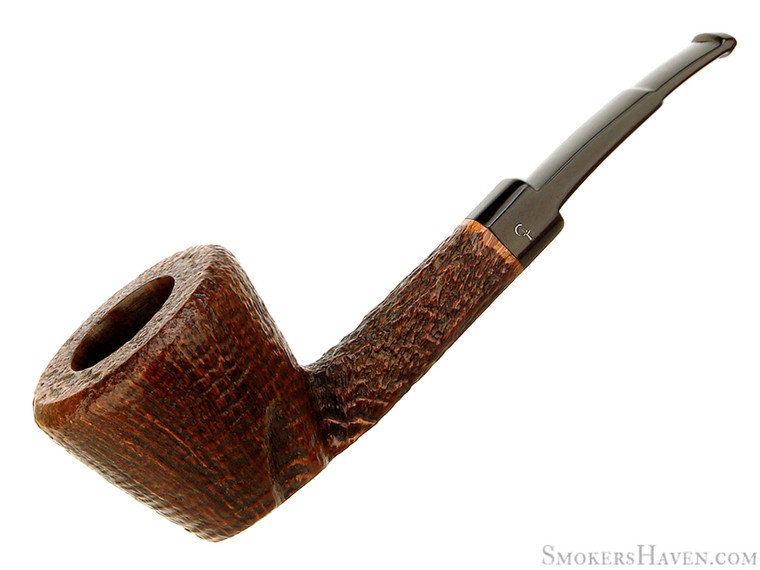 Charatan Estate Pipe Free Hand Relief Extra Large Sandblast Dublin
