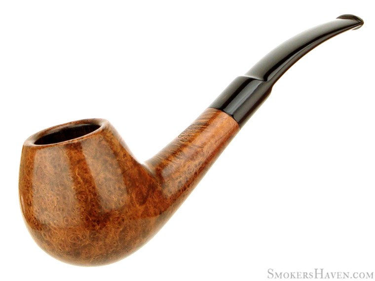 GBD Estate Pipe Flaxen 788 Smooth Bent Oval Shank Brandy (1980's)