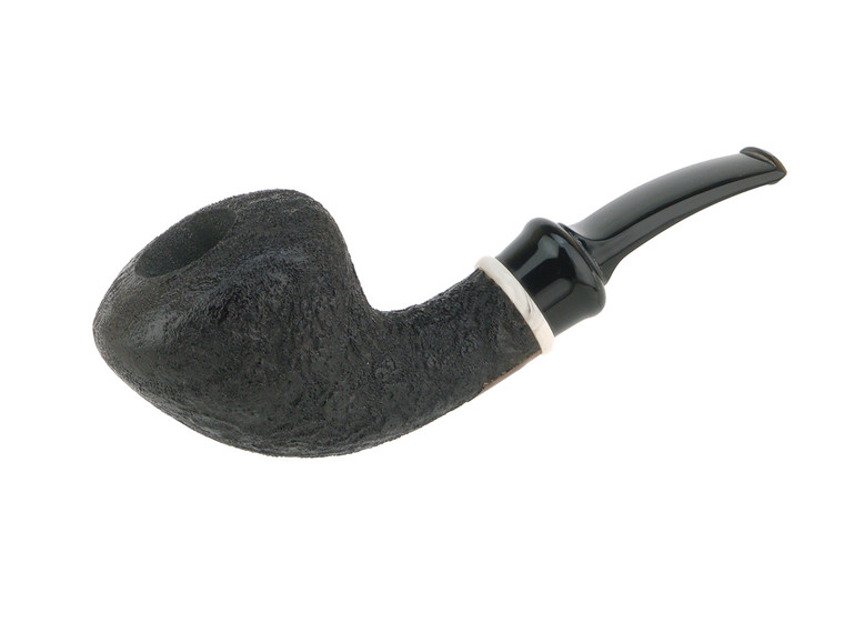 American Estate Pipe BriarWorks Neptune Black Blast Pear Unsmoked ..