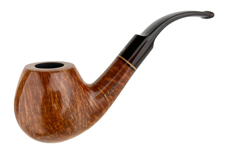 Talamona Pipe Elite Smooth Bent Brandy