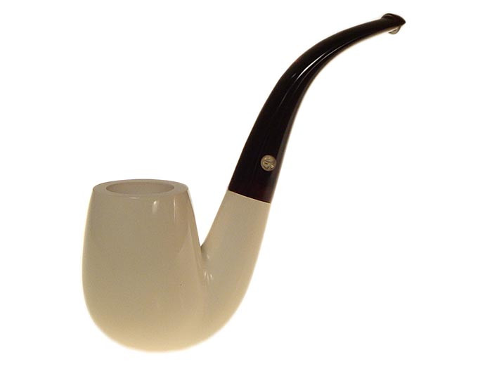 SMS Meerschaum Pipe Full Bent Billiard
