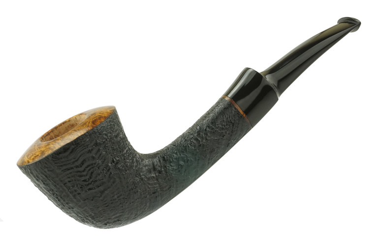 American Estate Pipe Scott Thile Partially Blasted Bent Dublin Unsmoked