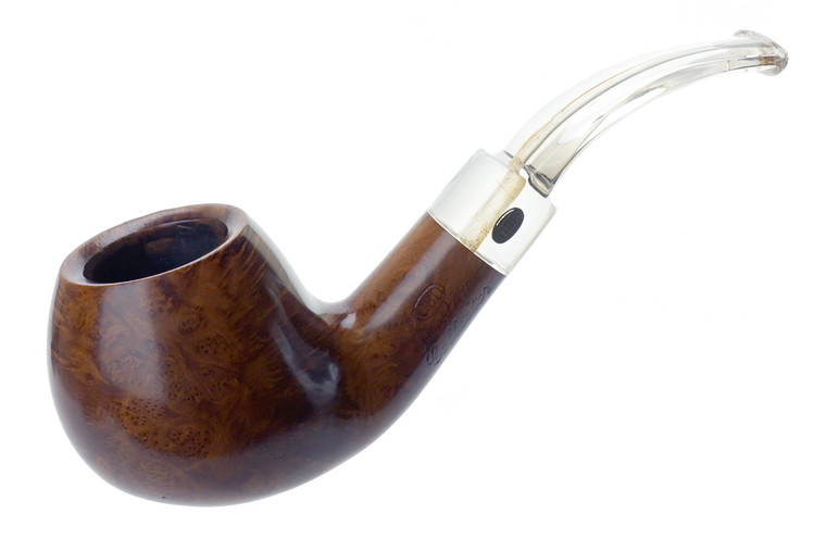 English Estate Pipe GBD Prestige Collector Bent Apple Perspex 9633 (1960's to 1970's)