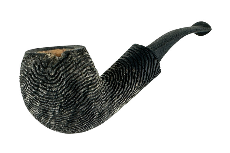 Brian Orton Pipe Carved Bent Apple Brian Orton Pipe Carved Bent Apple