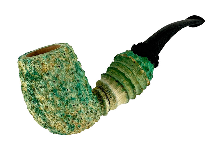 Brian Orton Pipe Carved Bent Bamboo Billiard